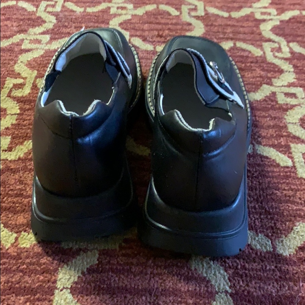 Venettini girl black leather moccasins girl31 - Picture 3 of 8